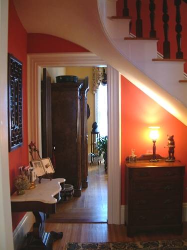 Front Hall & Living Room from Dining Room